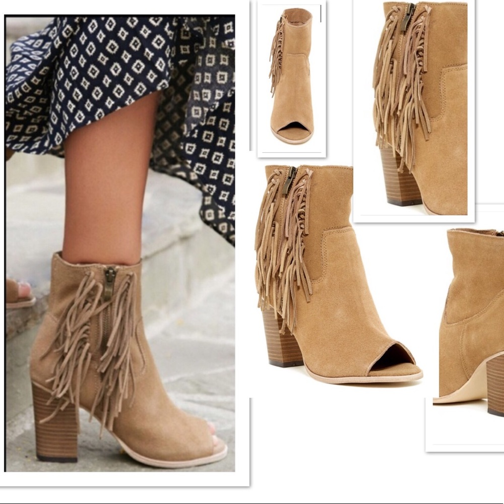LOTx2 MIA & Gap Fringe Boots Coty Gap Wool Sweater